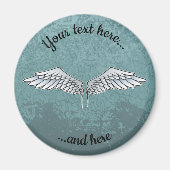 Blue-Gray Wings Magnet (Vorne)