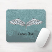 Blue-Gray Wings Mouse Pad Mousepad (Mit Mouse)