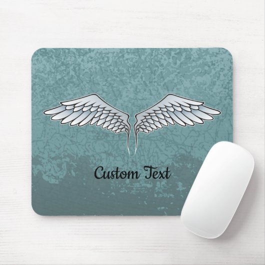 Blue-Gray Wings Mouse Pad Mousepad (Mit Mouse)