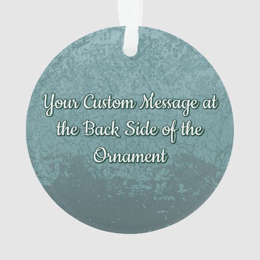 Blue-Gray Wings Ornament (Rückseite)