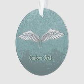 Blue-Gray Wings Ornament (Vorderseite)