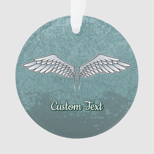 Blue-Gray Wings Ornament (Vorderseite)