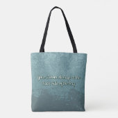 Blue-Gray Wings Tote Bag Tasche (Rückseite)