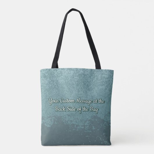Blue-Gray Wings Tote Bag Tasche (Rückseite)