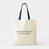 Blue-Gray Wings Tote Bag Tragetasche (Rückseite)