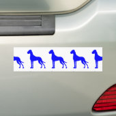 Blue Great Dane Autoaufkleber (Auf Auto)