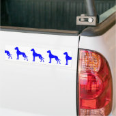Blue Great Dane Autoaufkleber (Auf Lkw)
