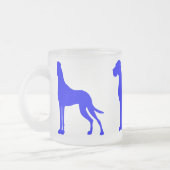 Blue Great Dane Mattglastasse (Links)