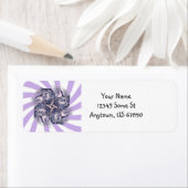 Blue Great Dane Pinwheel Labels (Insitu)