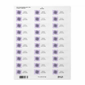 Blue Great Dane Pinwheel Labels (Vorne)