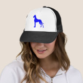 Blue Great Dane Truckerkappe (Beispiel)