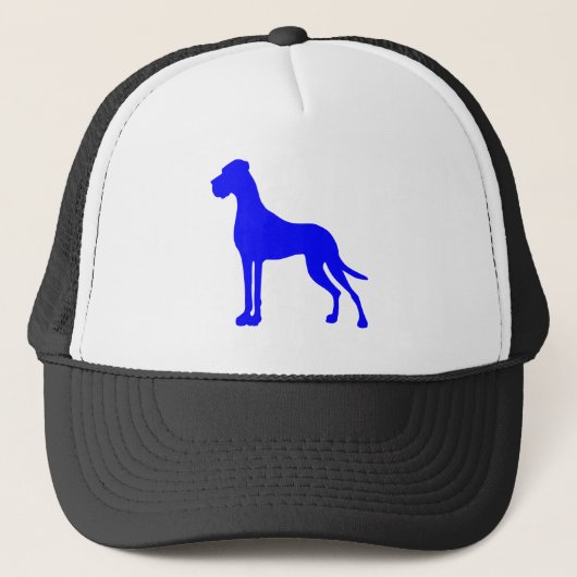 Blue Great Dane Truckerkappe (Vorderseite)