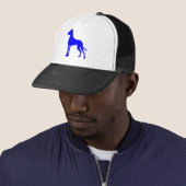 Blue Great Dane Truckerkappe (Beispiel)