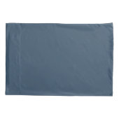 Blue Greece Key Monogram Standard Pillow Case Kissenbezug (Rückseite-Links)