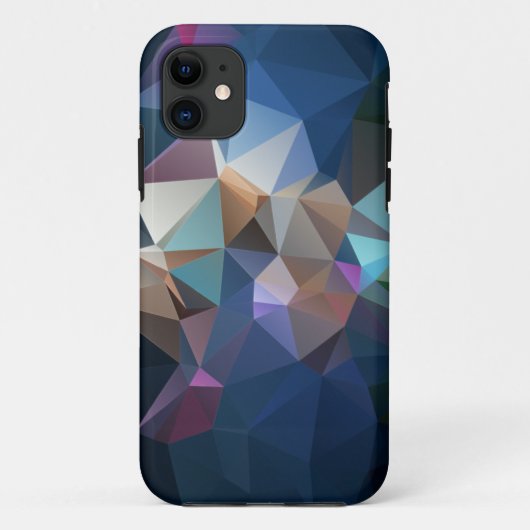 Blue Green Abstrakt Pyramid Art Case-Mate iPhone C Hülle (Rückseite)