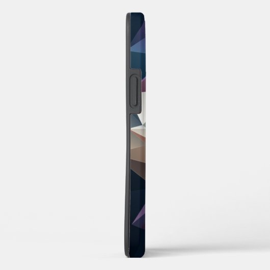 Blue Green Abstrakt Pyramide Art Case-Mate iPhone Hülle (Rückseite / Rechts)