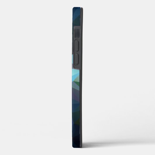 Blue Green Abstrakt Pyramide Art Case-Mate iPhone Hülle (Rückseite / Links)