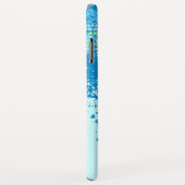 Blue Green abstrakt surf's up case (Hinten/Rechts)