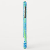 Blue Green abstrakt surf's up case (Hinten/Links)