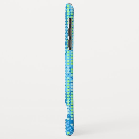 Blue Green abstrakt surf's up case (Hinten/Links)