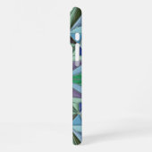 blue green accents iPhone hülle (Linke Seite)