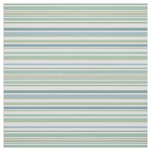 Blue Green and white stripes Stoff (Muster)