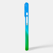 Blue & Green Aurora-Inspiriert iPhone 16 Fall Case-Mate iPhone Hülle (Rückseite / Links)