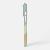 Blue Green Beach Coastal  iPhone Hülle (Linke Seite)