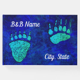 Blue Green Bear Paws - Gästebuch