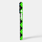 Blue Green Black Raute Diamond Design Case-Mate iPhone Hülle (Rückseite / Links)