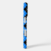 Blue Green Black Raute Diamond Design Case-Mate iPhone Hülle (Rückseite / Rechts)