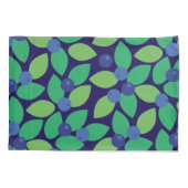 Blue Green Blueberry Modern Scandinavian. Kissenbezug (Rückseite)