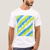 Blue & Green Bright Spritzer T-Shirt (Vorderseite)