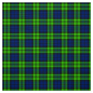 Blue Green Campbell Abercrombie Blackwatch Kariert Stoff