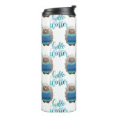 BLUE & GREEN CLOTHD WINTER SQUIRRELS THERMOSBECHER (Nach links gedreht)