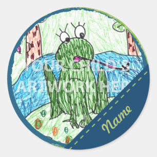 Blue & Green Dash Stickers $ 6,75