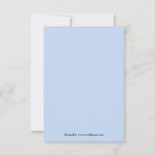 Blue & Green Dots 2 Fotos -3x5 Geburtshinweis Ankündigung (Rückseite)