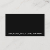 Blue & Green Dragon Fantasy Asian Business Card Visitenkarte (Rückseite)