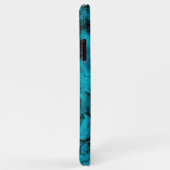 Blue Green Emerald Marble mit Glitzer Case-Mate iPhone Hülle (Hinten/Rechts)