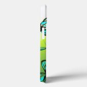 Blue Green Floral iPad Case *anpassen* (Rückseite / Rechts)