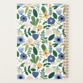 Blue & Green Flower Planner Planer (Rückseite)