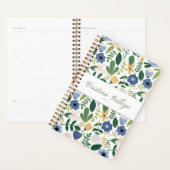 Blue & Green Flower Planner Planer (Anzeige)
