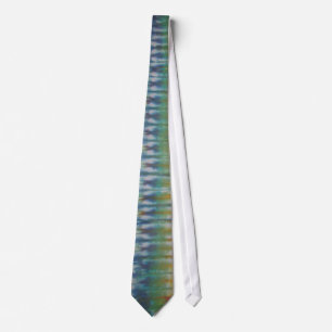 Blue Green Gefärbte Krawatte Necktie