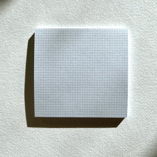 Blue/Green Gingham Post-It Notes Klebezettel