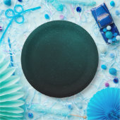 Blue Green Glitzer Confetti Imitate Fossilienmuseu Pappteller (Party)