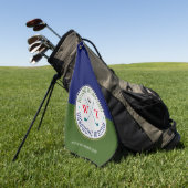 Blue Green Golf-Spieler Golfhandtuch (Gras)