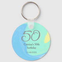 Blue Green Grey 50. Geburtstag hinzufügen Namensda