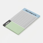 Blue Green Grey Dinge zu tun & Notizen (angewinkelt)
