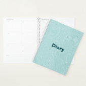 Blue Green Ice Diary Spiral Notebook Planer (Anzeige)