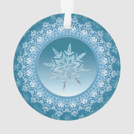 Blue Green Ice Ornament (Rückseite)